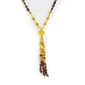 Колье Янтарная волна 0405-00000 с янтарём 0405-00000 фото