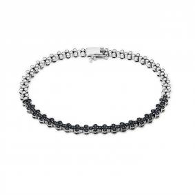 Браслет из белого золота ERA Jewellery 05-01903-03-038-07-04 с чёрным бриллиантом 05-01903-03-038-07-04 фото