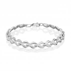 Браслет из белого золота Platina 05-0508-00-401-1120-32 с фианитом 05-0508-00-401-1120-32 фото