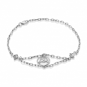 Серебряный браслет Platina 05-0590-00-000-0200-68 05-0590-00-000-0200-68 фото