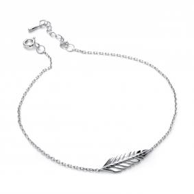 Серебряный браслет на ногу АЛЬКОР 05-4172/0000-00 05-4172/0000-00 фото