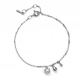 Серебряный браслет АЛЬКОР 05-4840/00КЦ-00 с фианитом 05-4840/00КЦ-00 фото