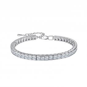Серебряный браслет АЛЬКОР 05-5427/00КЦ-00 с фианитом 05-5427/00КЦ-00 фото