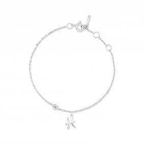 Серебряный браслет Знак зодиака Рыбы АЛЬКОР с фианитом 05-5613/00СВ-00 05-5613/00СВ-00 фото