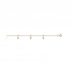 Золотой браслет SOKOLOV 050681 с фианитом 050681 фото