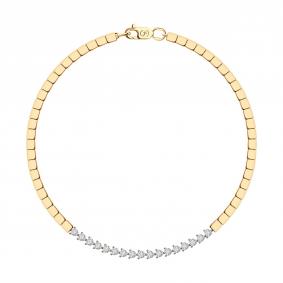 Золотой браслет SOKOLOV 050795 с фианитом 050795 фото