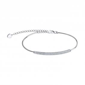 Браслет из белого золота SOKOLOV 050876-3 с фианитом 050876-3 фото