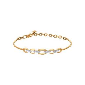 Золотой браслет SOKOLOV 050915 с фианитом 050915 фото