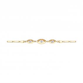 Золотой браслет SOKOLOV 051061 с фианитом 051061 фото