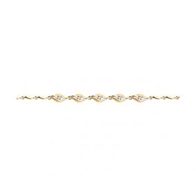 Золотой браслет SOKOLOV 051072 с фианитом 051072 фото