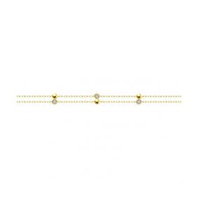 Золотой браслет SOKOLOV 051278-2 с фианитом 051278-2 фото