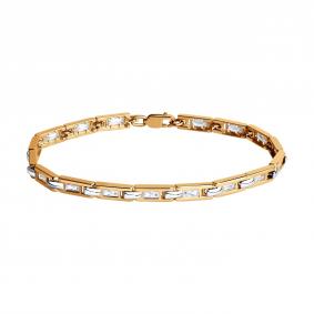 Золотой браслет SOKOLOV 051293 с фианитом 051293 фото