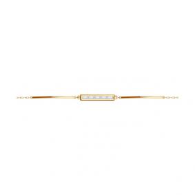 Золотой браслет SOKOLOV 051296 с фианитом 051296 фото