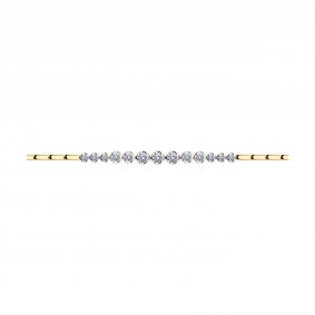 Золотой браслет SOKOLOV 051362 с фианитом 051362 фото