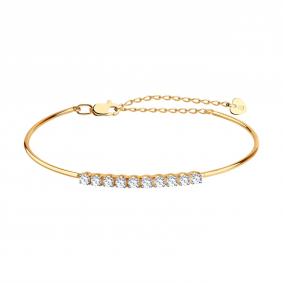 Золотой браслет SOKOLOV 051372 с фианитом 051372 фото