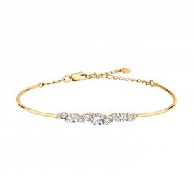 Золотой браслет SOKOLOV 051420 с фианитом 051420 фото