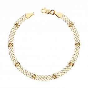 Золотой браслет плетение Фантазийное SOKOLOV 051459 051459 фото