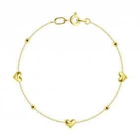 Браслет из лимонного золота SOKOLOV 051494-2 051494-2 фото