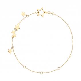 Золотой браслет SOKOLOV 051542 с фианитом 051542 фото