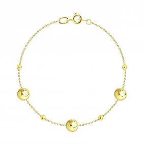 Браслет из лимонного золота SOKOLOV 051564-2 051564-2 фото