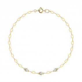 Золотой браслет SOKOLOV 051571 с фианитом 051571 фото