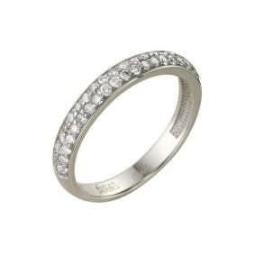 Кольцо из белого золота Мастер Бриллиант 05M1-104-166/2 с бриллиантом 05M1-104-166/2 фото