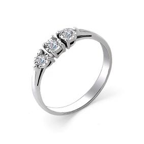 Кольцо из белого золота Мастер Бриллиант 05M1-104-881 с бриллиантом 05M1-104-881 фото