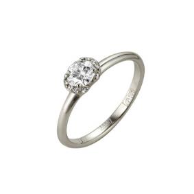 Кольцо из белого золота Мастер Бриллиант 05M1-104-954 с бриллиантом 05M1-104-954 фото