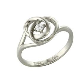 Кольцо из белого золота Мастер Бриллиант 05M1-105-445 с бриллиантом 05M1-105-445 фото