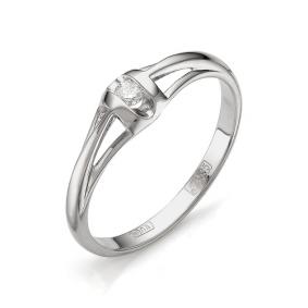 Помолвочное кольцо из белого золота Мастер Бриллиант с бриллиантом 05M1-105-449/1 05M1-105-449/1 фото