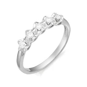 Кольцо из белого золота Мастер Бриллиант 05M1-105-492 с бриллиантом 05M1-105-492 фото