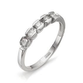 Кольцо из белого золота Мастер Бриллиант 05M1-105-504 с бриллиантом 05M1-105-504 фото