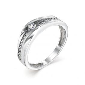 Кольцо из белого золота Мастер Бриллиант 05M1-105-588 с бриллиантом 05M1-105-588 фото