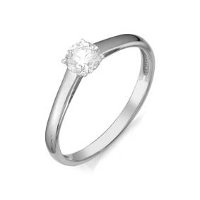 Помолвочное кольцо из белого золота Мастер Бриллиант с бриллиантом 05M1-105-859/1 05M1-105-859/1 фото