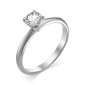 Кольцо из белого золота Мастер Бриллиант 05M1-105-862/2 с бриллиантом 05M1-105-862/2 фото