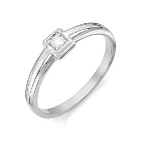 Помолвочное кольцо из белого золота Мастер Бриллиант с бриллиантом 05M1-105-980 05M1-105-980 фото