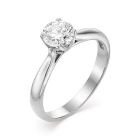 Кольцо из белого золота Мастер Бриллиант 05M1-106-143 с бриллиантом 05M1-106-143 фото