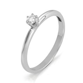 Кольцо из белого золота Мастер Бриллиант 05M1-106-289/1 с бриллиантом 05M1-106-289/1 фото