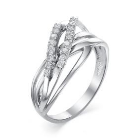 Кольцо из белого золота Мастер Бриллиант 05M1-106-474 с бриллиантом 05M1-106-474 фото