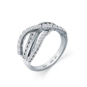 Кольцо из белого золота Мастер Бриллиант 05M1-106-522 с бриллиантом 05M1-106-522 фото