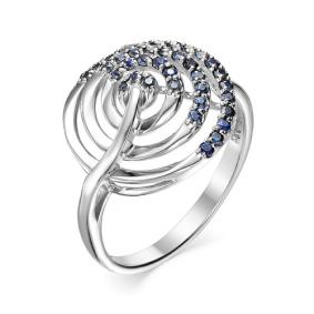 Кольцо из белого золота Мастер Бриллиант 05M1-106-573-02 с сапфиром 05M1-106-573-02 фото