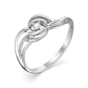 Кольцо из белого золота Мастер Бриллиант 05M1-106-799 с бриллиантом 05M1-106-799 фото