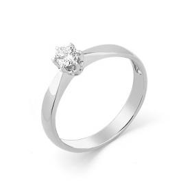 Помолвочное кольцо из белого золота Мастер Бриллиант с бриллиантом 05M1-106-985 05M1-106-985 фото