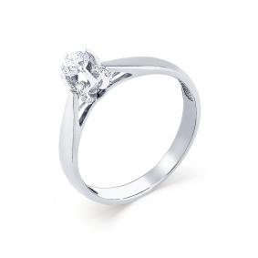 Кольцо из белого золота Мастер Бриллиант 05M1-106-992 с бриллиантом 05M1-106-992 фото