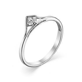 Кольцо из белого золота Мастер Бриллиант 05M1-107-018 с бриллиантом 05M1-107-018 фото