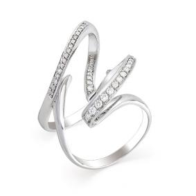 Кольцо из белого золота Мастер Бриллиант 05M1-107-037 с бриллиантом 05M1-107-037 фото