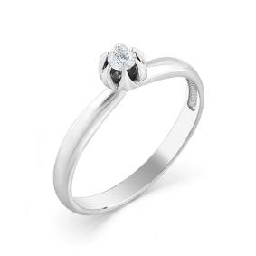 Помолвочное кольцо из белого золота Мастер Бриллиант с бриллиантом 05M1-107-041 05M1-107-041 фото