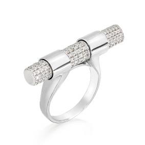 Кольцо из белого золота Мастер Бриллиант 05M1-107-084/1 с бриллиантом 05M1-107-084/1 фото