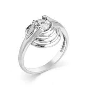 Кольцо из белого золота Мастер Бриллиант 05M1-107-116 с бриллиантом 05M1-107-116 фото