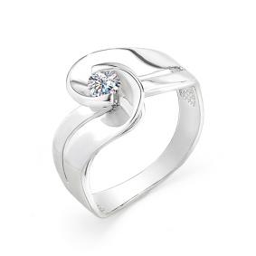 Кольцо из белого золота Мастер Бриллиант 05M1-107-145/1 с бриллиантом 05M1-107-145/1 фото